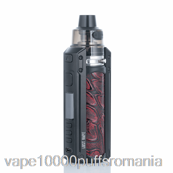 Vape Romania Lost Vape Ursa Quest 100w Pod Mod Kit Negru / Piele Ukiran
